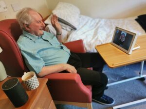 Roy Pearce at Mallands Residential Care Home